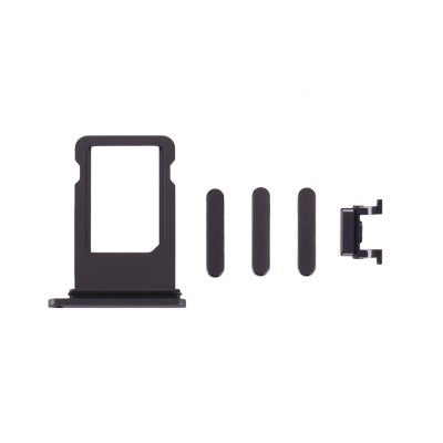SIM Card Tray and Side Button for iPhone 8 Plus-Black SIM Card Tray and Side Button for iPhone 8 Plus-Black